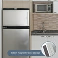 thumbnail image 4 of ZHaobin Kitchen Storage Plastic Wrap Dispenser Fixing Foil Cling Film Cutter Food Wrap Organizer Holder Case Kitchen Accessories (1PCS White), 4 of 7