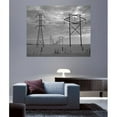 thumbnail image 2 of Wallhogs Batie Power Lines Poster Wall Mural, 2 of 2