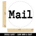 thumbnail image 2 of Mail Fun Text Self-Inking Rubber Stamp Ink Stamper - Red Ink - Mini 1/2 Inch, 2 of 7