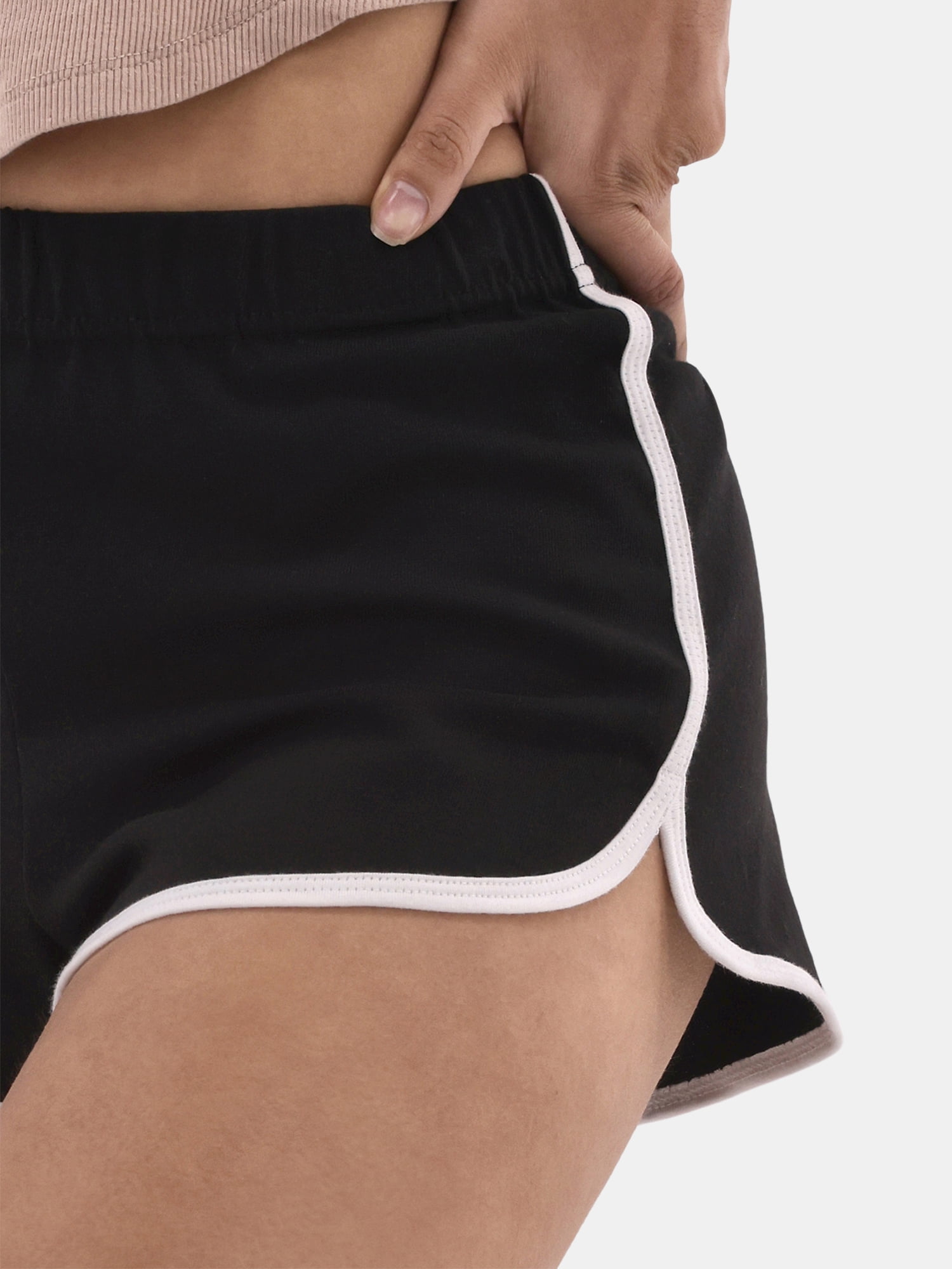 No Boundaries Jersey Knit Dolphin Shorts, 2'' Inseam, Women's