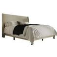 thumbnail image 4 of Home Design Sidney Full Upholstered Panel Bed with Durable Engineered Wood and Recycled Materials, Dark Beige, Easy Assembly, 4 of 5