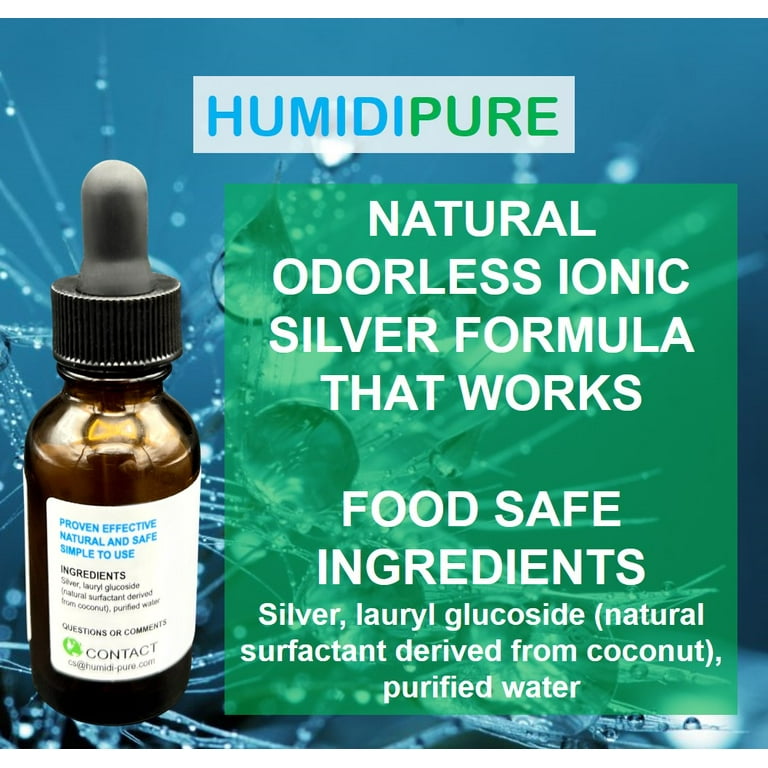 Natural Humidifier Treatment Additive - 2 Pack Food Grade Concentrate To Prevent Slimy Buildup & Odor (200+ Days Supply)
