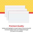 thumbnail image 2 of Index Card School Smart Ruled de 4 x 6 pulgadas y 90 libras, color blanco, paquete de 100, 2 of 9