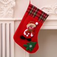 thumbnail image 1 of Gran oferta de calcetines de decoración navideña para regalos de árboles de Navidad, bolsa de calcetines colgantes para decoración de fiesta en casa, 1 of 4