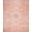 Coral Pink Ivory, Pattern 7, variant on ODIKA 8'x10' Washable Area Rug Non-Shedding, Easy Care, Peach Boho Medallion With Vintage Floral Scroll And Bordered Trellis for King Size Bedroom Under Bed, Master Suite