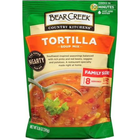Bear Creek Country Kitchens Tortilla Soup Mix, 9 (Best Canned Tortilla Soup)