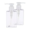 thumbnail image 4 of Soporte de Botellas Vacías de Bomba de PET Recargable de 2 Piezas de 150 Ml para Emulsión de Esencia - Translúcido Salvador Botellas de champú vacías, 4 of 10