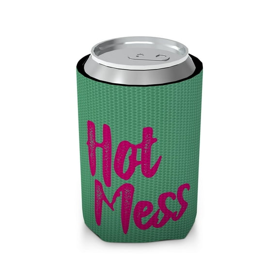 I Drank Today Can Coolers - Hot Mess Can Insulator, Funny Drink Cooler, Drink Sleeve