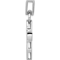 thumbnail image 3 of 14K White Gold Modern Cross Pendant (40 X 20.4) Made In United States k365, 3 of 6