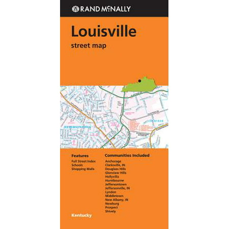 Folded Map Louisville Ky Street: 9780528008795