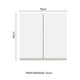 thumbnail image 3 of Mueble Superior MADESA 70 cm 2 Puertas Blanco Glamy, 3 of 7