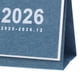 thumbnail image 5 of Calendario de mesa 2026: Calendario pequeño plegable de pie para escritorio, planificador mensual de papel grueso para el hogar y la oficina, calendarios de escritorio para la gestión de horarios., 5 of 7