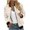 Beige, variant on QATAINLAV Women's Bomber Jacket 2024 Trendy Casual Varsity Jacket Floral Print Baseball Jacket Lightweight Zip Up Windbreaker Jackets with Pockets Purple M