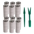 thumbnail image 3 of 240 Piezas 30mm Turba Suelo Planta Arrancadores Tapones Bloque de Suelo de Plántula, Fertilizante de Semillas Bloque de Nutrientes para Flores, 3 of 9