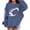 Navy, variant on Mercatoo Kids Big Wide Pullover Cool Graphic Crewneck Blouses Toddler Boys Girls Autun Winter Long Sleeve Sweatshirts