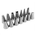 thumbnail image 4 of JUNWELL 16Pcs/Set Silicone Icing Piping Cream Pastry Bag + Stainless Steel Nozzle Pastry Tips Converter DIY Cake Decorating Tools Utility, 4 of 5