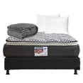 thumbnail image 1 of Colchón Matrimonial Omega Spring Air + Box + 2 Almohadas Osos + Edredón Homy, 1 of 8