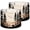 Color 4, variant on Forest Lampshades 2 Pack Silhouette Bear Walking Misty Pine Forest Birds 13"x13"x10" Light Shade for Table Lamps Floor Lamp Shades Lampshade Replacement Easy Assembly