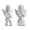 thumbnail image 5 of Resins Boy Girl Angelic Figurine Peaceful Prayer Sculpture Desktop Ornament Home Tabletop Decors Christian Figures Gift, 5 of 9