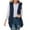 Navy, variant on APEXFWDT Women's Fleece Hooded Vest Sleeveless Warm Winter Cardigan Jacket Outerwear for Daily Wear,M,Green