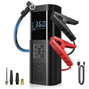 SERVOMASTER Portable 12V Car Jump Starter with 150 PSI Cordless  Air Compressor with LCD Display