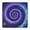 Blue Purple Tie, variant on Blue Purple Tie Dye Mandala Pattern Square Fitted Tablecloth with Elastic Edge,Square Table Cover,Washable Elastic Table Cover for Home Kitchen Party Decor 34"x34"