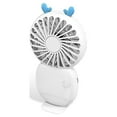 thumbnail image 1 of Ventilador portátil Personal Ajustable Toystoory Recargable Refrigerador de escritorio Blanco, 1 of 6