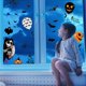 thumbnail image 1 of Pegatinas de decoración de Halloween, decoraciones de ventana de Halloween, calabaza de murciélago (Halloween-1) LingWen 8390615588591, 1 of 1