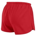 thumbnail image 5 of Women's WEAR by Erin Andrews Scarlet San Francisco 49ers Heavy Rugby Jersey Long Sleeve T-Shirt & Shorts Lounge Set, 5 of 7