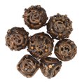 thumbnail image 1 of Hollow Metal Dice, Metal Dice Set Balanced Rolling Polyhedral Copper 7pcs For Kids For Card Games, 1 of 8