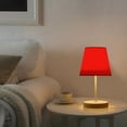 thumbnail image 6 of LED Desk Lamp Red Table Nightstand Lamps with 3 Color Temperatures for Home Bedroom Living Room Decor 8x12, 6 of 8