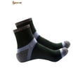 thumbnail image 2 of Spencer 3 Pairs Low Cut Compression Running Socks for Men with Arch Support, Black, 2 of 8