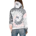 thumbnail image 3 of DYMADE Women Plus Size Loose Tie Dye Printed Hooded Long Sleeve Sweater Casual Top, 3 of 4