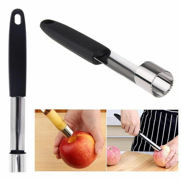 Apple Cupcake Corer, Fruit Vegetable Core Remover, Profession Healthy Stainless Steel Apple Remover Household Kitchen Tool for Fuji, Pears, Bell Peppers
