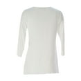 thumbnail image 2 of Miraclebody by Miraclesuit Women's Mix Media Eyelet Scoop Neck Top Sz Large Ivory, 2 of 3