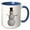Blue/White, variant on 3drose, a Snowman for Christmas, 15oz Mug