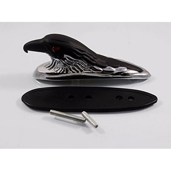 BHYShop Motorbike Front Fender Car Bonnet Cruiser Eagle Head Ornament Statue Motor XL