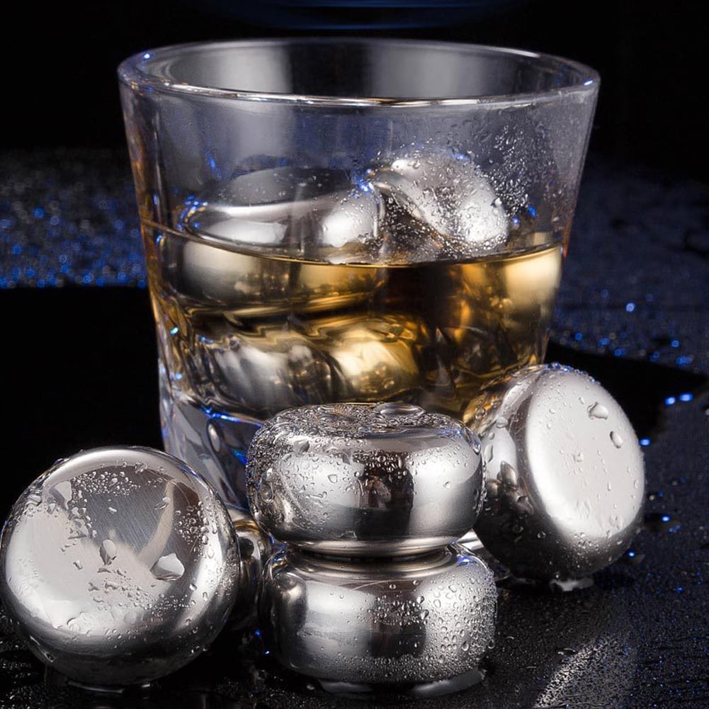 Stainless Steel Reusable Decanter Ice Cubes Whiskey Wine Chilling Stones with Ice Box,Suitable for Carrying Around Stainless Steel Reusable Decanter Ice Cubes Whiskey Wine Chilling Stones with Ice Box,Suitable for Carrying Around