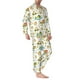 thumbnail image 2 of Fotbe Cute Frog Pijama de Hombre con Estampado de Manga Larga, Conjunto de 2 Piezas, Ropa de Dormir Suave y Cómoda con Bolsillos-X-Large, 2 of 7