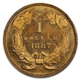 thumbnail image 3 of 1887 $1 Indian Head Gold PR-67+ PCGS, 3 of 3