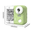 thumbnail image 3 of MERILER Children's Digital Camera High Definition with Instant Printing, Bluetooth 5.1, 1080P Video Recording, Portable Student Polaroids, Cute Design, Multi-Functional Photography Camera for Kids, 3 of 6