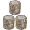 thumbnail image 1 of Uxcell 3 Rollos de Cinta Camuflaje 2IN x 14.76FT, Cinta Autoadhesiva Impermeable y No Reflectante para Escalada al Aire Libre, Desierto, 1 of 7