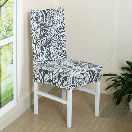 Unique Bargains Stretch Washable Short Dining Room Chair ...