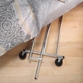 thumbnail image 3 of Whitmor Rolling Garment Rack - Collapsible - Chrome, 3 of 4
