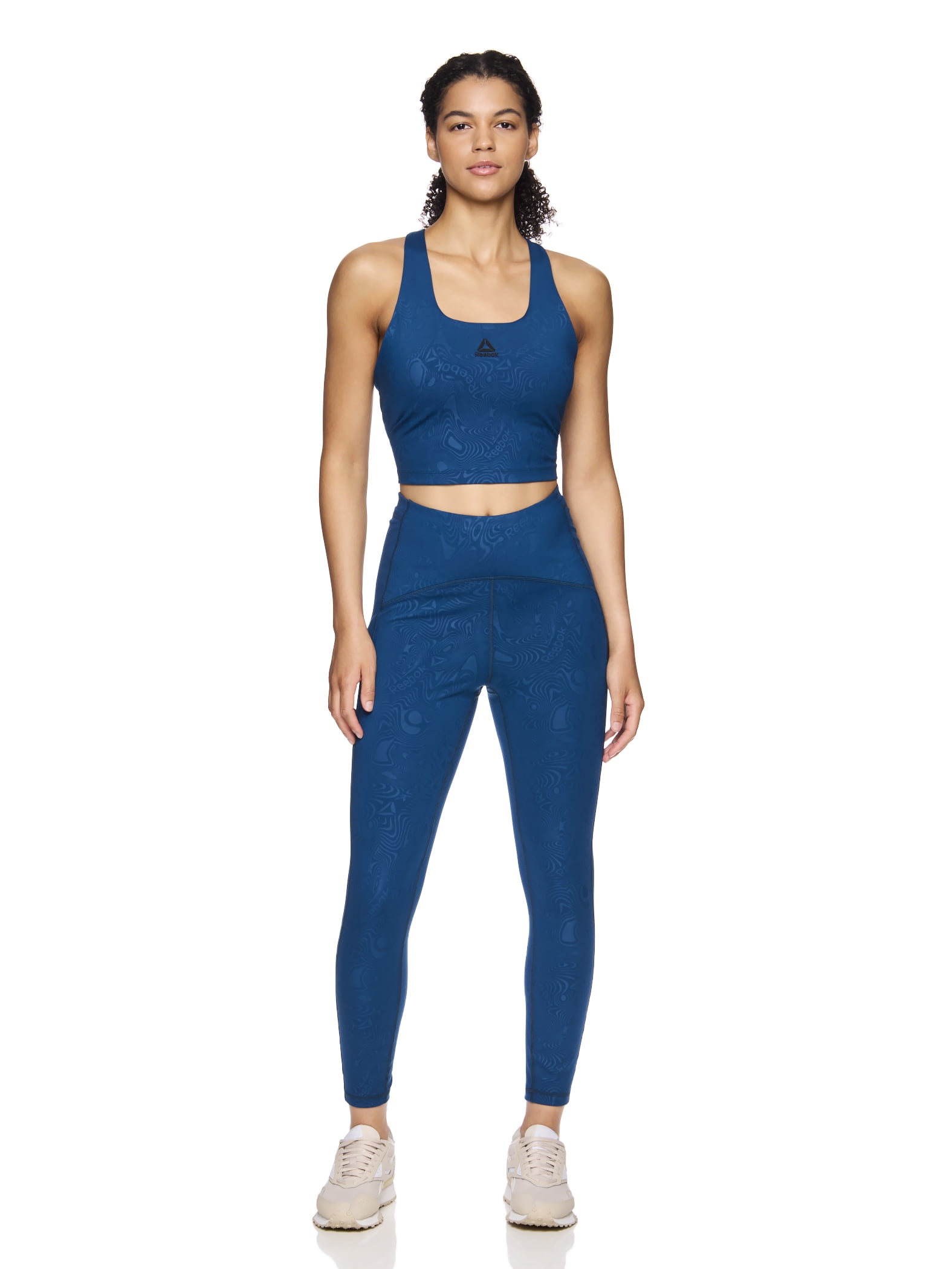 Reebok Women's and Women's Plus Spirit High Rise 7/8 Legging with Pockets, Sizes XS-4X
