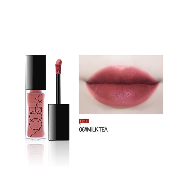 Ganfancp y Brillo de Labios Mate de Larga Duración Que No Se Pega Fácilmente a Las Copas. Velvet Mouth Brillo de Labios Rojo 11G Ofertas y Liquidaciones 1* Barra de Labios