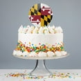 thumbnail image 4 of Acrylic Maryland State Flag Cake Topper Party Decoration for Wedding Anniversary Birthday Graduation, 4 of 6