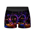 thumbnail image 3 of Calzoncillos tipo bóxer elásticos de seda de leche transpirables con estampado de dibujos animados de Five Nights at Freddy's en 3D, 3 of 5