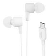 thumbnail image 1 of onn. Wired In-Ear Earphones with USB-C Connector & Tangle-free Cords, 1 of 4