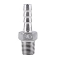 thumbnail image 1 of Conector de cola de manguera de púas para instalación de tuberías de rosca macho BSP (1/8x6mm), 1 of 3